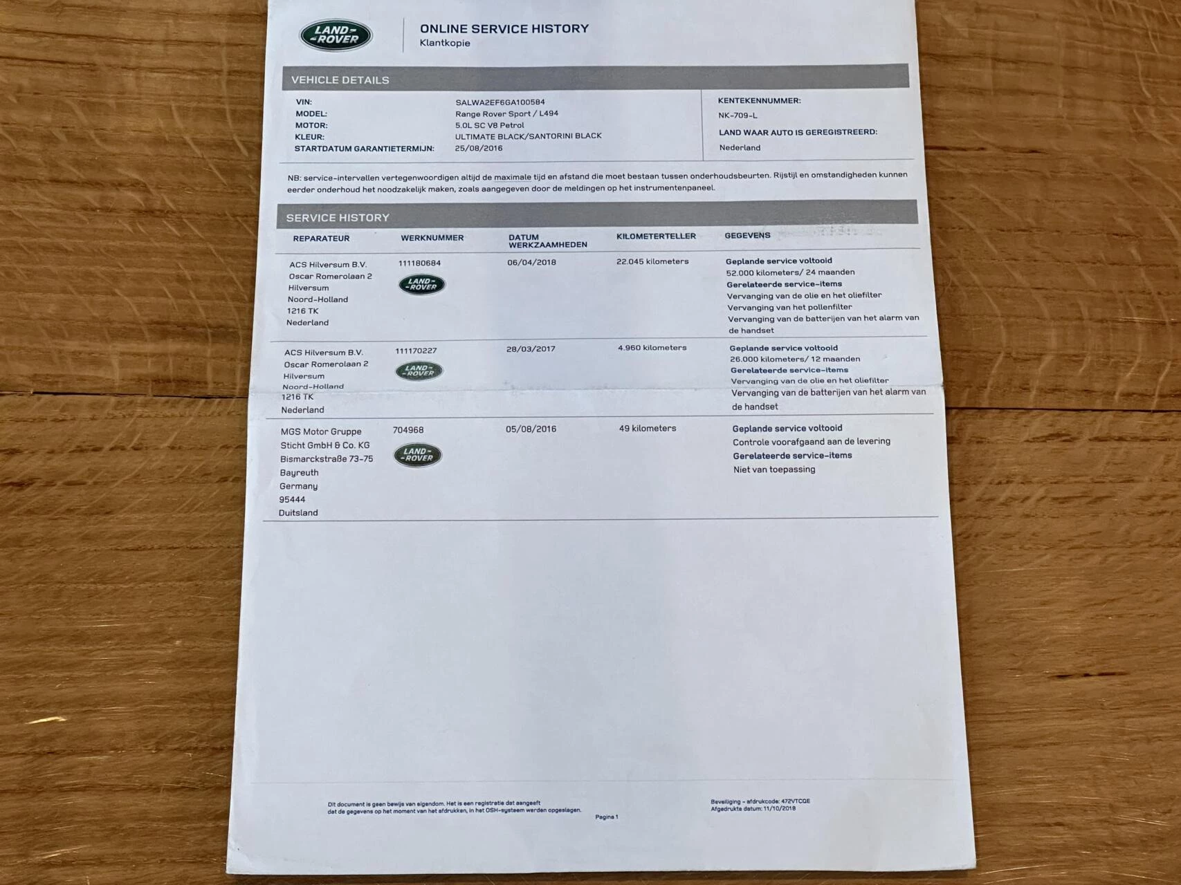 Hoofdafbeelding Land Rover Range Rover Sport