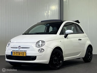 Hoofdafbeelding Fiat 500C Fiat 500 C 0.9 TwinAir Lounge [ trekhaak airco half-leder ]
