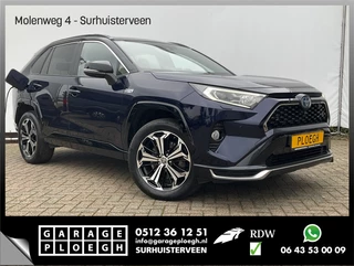 Hoofdafbeelding Toyota RAV4 Toyota RAV4 2.5 Plug-in Hybrid Bi tone AWD 360 Cam HUD Trekhaak Leer Stoelverw/ventilatie 4x4 Vol opties!