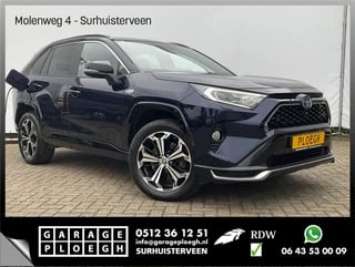 Toyota RAV4 2.5 Plug-in Hybrid Bi tone AWD 360 Cam HUD Trekhaak Leer Stoelverw/ventilatie 4x4 Vol opties!