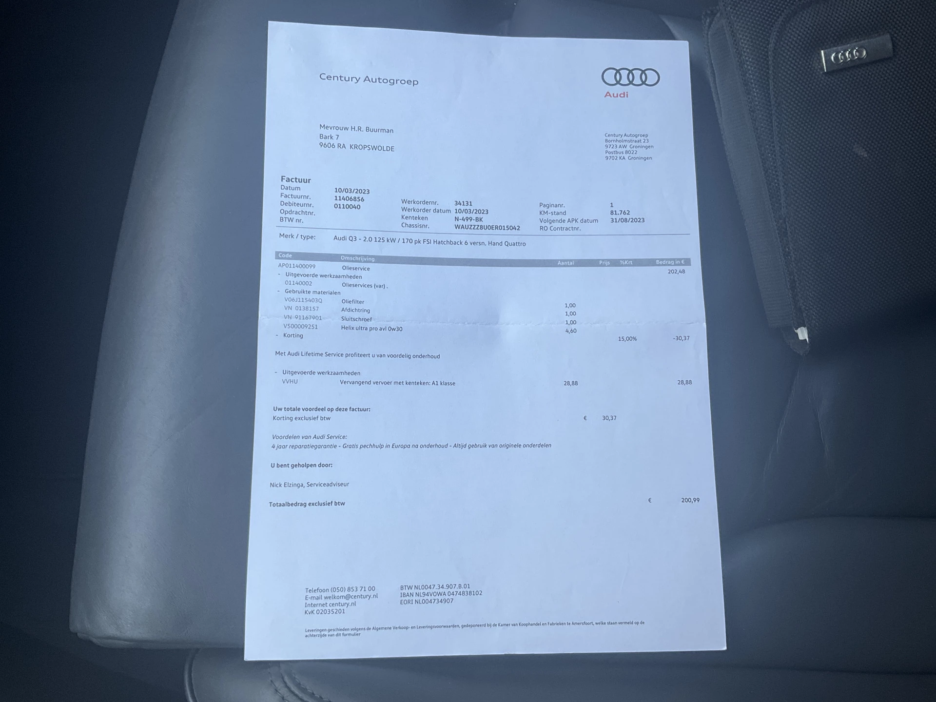 Hoofdafbeelding Audi Q3