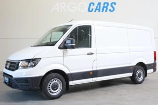Hoofdafbeelding Volkswagen Crafter Volkswagen Crafter 35 2.0 TDI L3/H2 140PK AUTOMAAT CAMERA PDC AIRCO NAVI BJ 24 TOPSTAAT ALS NIEUW LEASE V/A 142,- p.m. INRUIL MOG