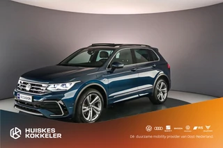 Hoofdafbeelding Volkswagen Tiguan Volkswagen Tiguan R-Line Business 1.4 TSI eHybrid 245pk DSG Automaat Trekhaak, Panoramadak, Elektrische achterklep, LED matrix koplampen, Adaptive cruise control, Stuurwiel verwarmd, Parkeer assistent, Achteruitrijcamera, Navigatie