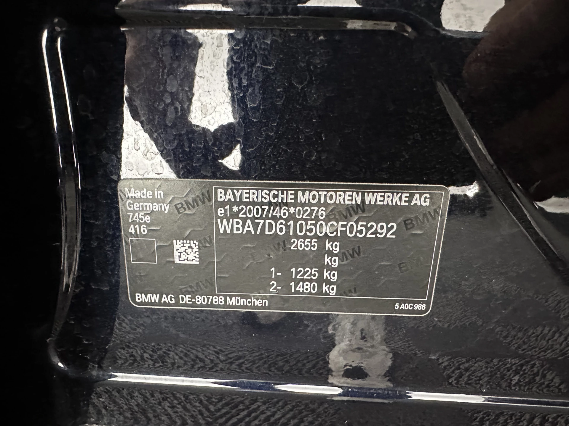 Hoofdafbeelding BMW 7 Serie