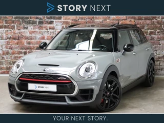 MINI Clubman John Cooper Works ALL4 Chili Automaat / Trekhaak / Panoramadak / Comfort Access / Adaptive Cruise Control / Head-Up Display / Navigatie / Parkeersensoren / Draadloze Telefoonlader / LED Koplampen / Apple Carplay / 19 Inch