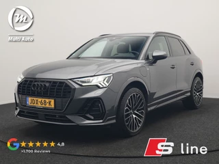 Audi Q3 45 TFSI e 2x S Line PHEV 245pk Dealer O.H. | Trekhaak Afn. | Adaptive Cruise | 360 Camera | Matrix LED | Sportstoelen Memory & Verwarmd | Keyless | Blis | Apple Carplay | Sfeerverlichting | 20"L.M | Navigatie | DAB | Plug In Hybrid |