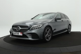 Mercedes-Benz C-Klasse Estate BWJ 1-2019 / 157 PK 180 Business Solution AMG Automaat / VOL!! / Leer / Camera a. Stoelverwarming / Navigatie / Clima / Sportstoelen /