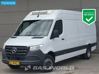 Mercedes Sprinter 519 CDI Automaat L3H2 Koeler Thermo King V-200 MAX 230V stekker Airco ACC Parkeersensoren Koelwagen Koel Kühlwagen Dubbellucht 11m3 Airco