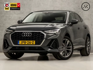 Audi Q3 Sportback 35 TFSI S-Line Sport 150Pk Automaat (2X S-LINE, APPLE CARPLAY, GROOT NAVI, LEDER, SFEERVERLICHTING, STOELVERWARMING, SPORTSTOELEN, ADAPTIVE CRUISE, GETINT GLAS, TREKHAAK, PLAT SPORTSTUUR, NIEUWSTAAT)
