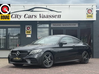 Mercedes-Benz C-Klasse Coupé 200 AMG Line night pakket 184 pk pano navi climate ctr cruise ctr camera Burmester Keyl-go leder lmv 18 inch dealer onderhouden