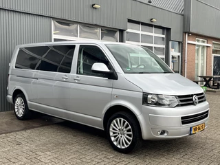 Volkswagen Transporter 2.0 TDI L2H1 4Motion DC Automaat 2xSchuifdeur Airco Cruise controle Trekhaak 2500kg Navigatiesysteem Telefoonverbinding Euro 5 Bpm vrij!!