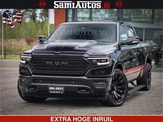 Dodge Ram 1500 LIMITED NIGHT | FEUL WHEELS | BOM VOL | 5.7 V8 4x4 | TOP STAAT | DUBBELE CABINE | MWK | XB9 | HUD | Deze RAM is momenteel in gebruik door ons. Gelieve ons te informeren indien u de pick-up wenst te bezichtigen.