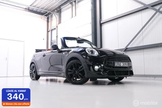 Mini Cabrio 1.5 Cooper Chili JCW | 160 pk | Black pack | Chesnut brown leather | Led | Stoelverwarming | Navipro |