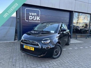 Fiat 500 3+1 Icon 42 kWh 100% Electrisch, Parkeer sensoren achter, DAB radio, Extra achterdeur rechts