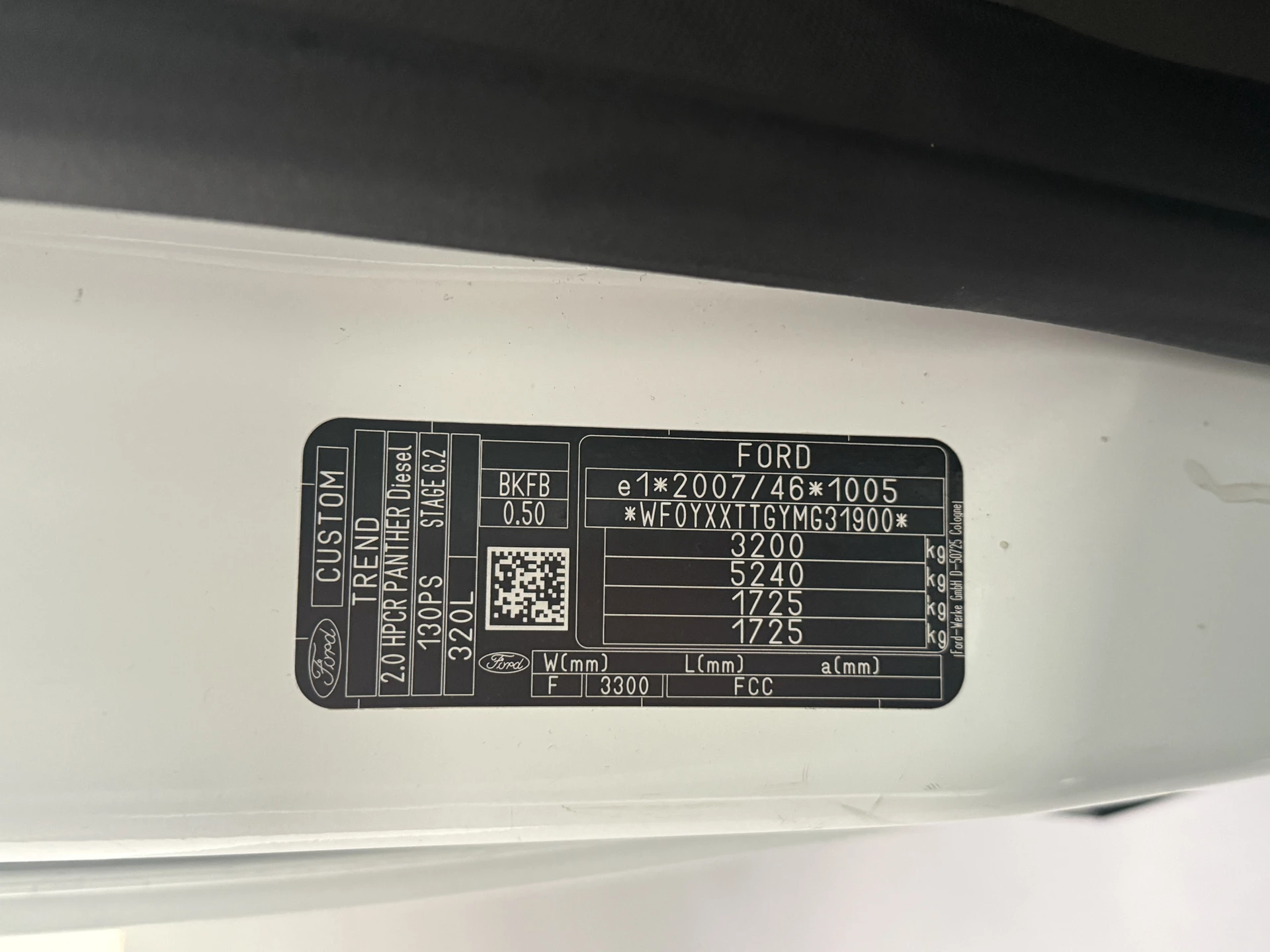 Hoofdafbeelding Ford Transit Custom