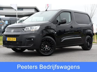 Fiat E-Doblò 136 L1 50 kWh Black Edition Cruise, Sensoren, Clima, Carplay, 136PK, Uniek!