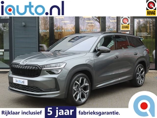 Hoofdafbeelding Škoda Kodiaq Škoda Kodiaq iV 1.5 TSI PHEV Sportline Pano/Matrix LED/ACC/Keyless/Camera/20"/Elek. stoel+mem/Trekhaak wegkl.