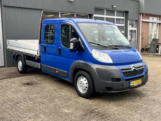 Citroën Jumper 35 2.2 HDI L3 DC Open laadbak Pick-up Trekhaak 3000 kg 7-Persoons uitvoering openlaadbak Pick-up P-up Euro 5