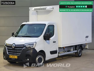Renault Master 165PK BPM VRIJ! -15 Koelwagen Thermo King Vriezer V200 MAX 230V stekker Koel Koeler Vries Kühlwagen Bakwagen Kühlkoffer Frigo 17m3 Airco Cruise control