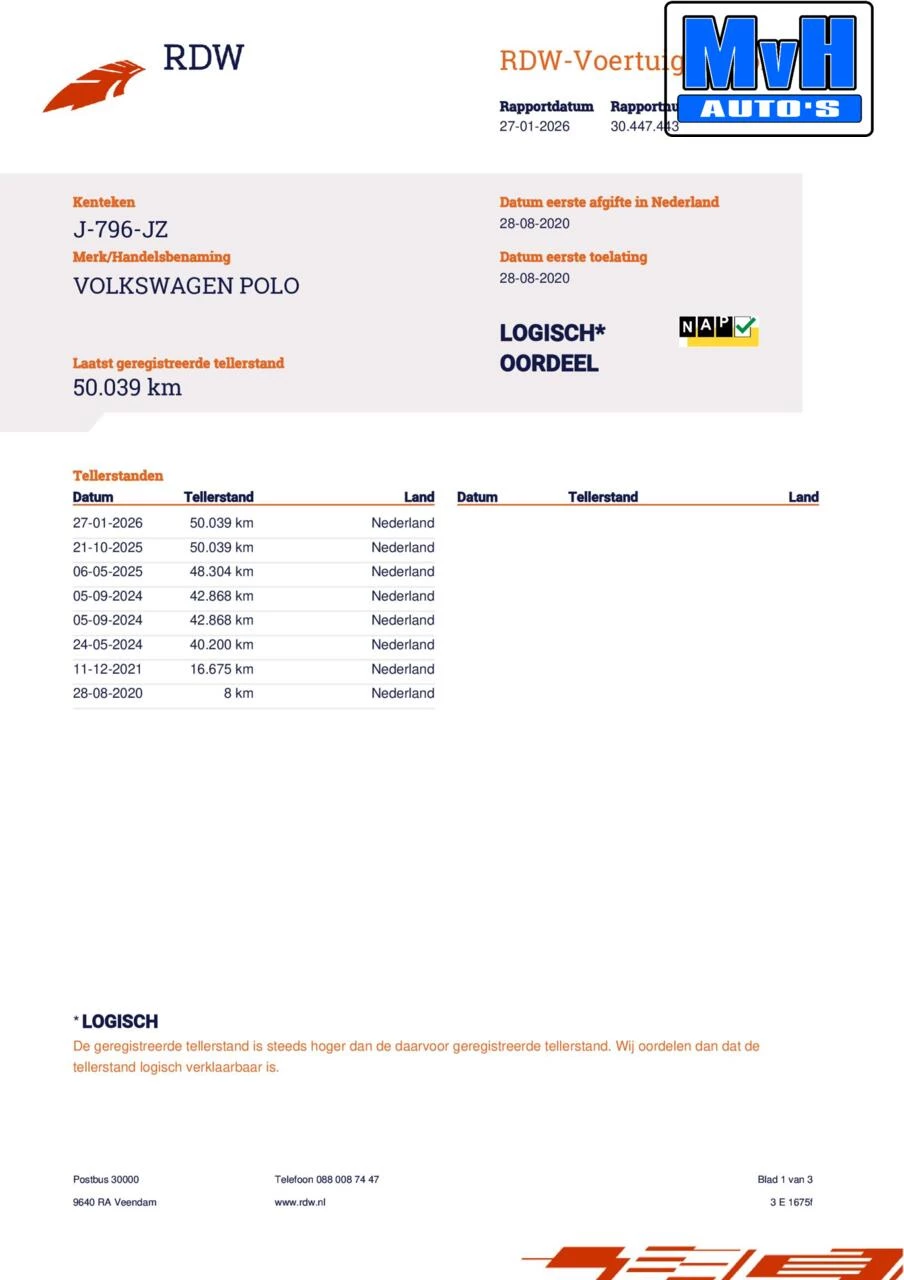 Hoofdafbeelding Volkswagen Polo