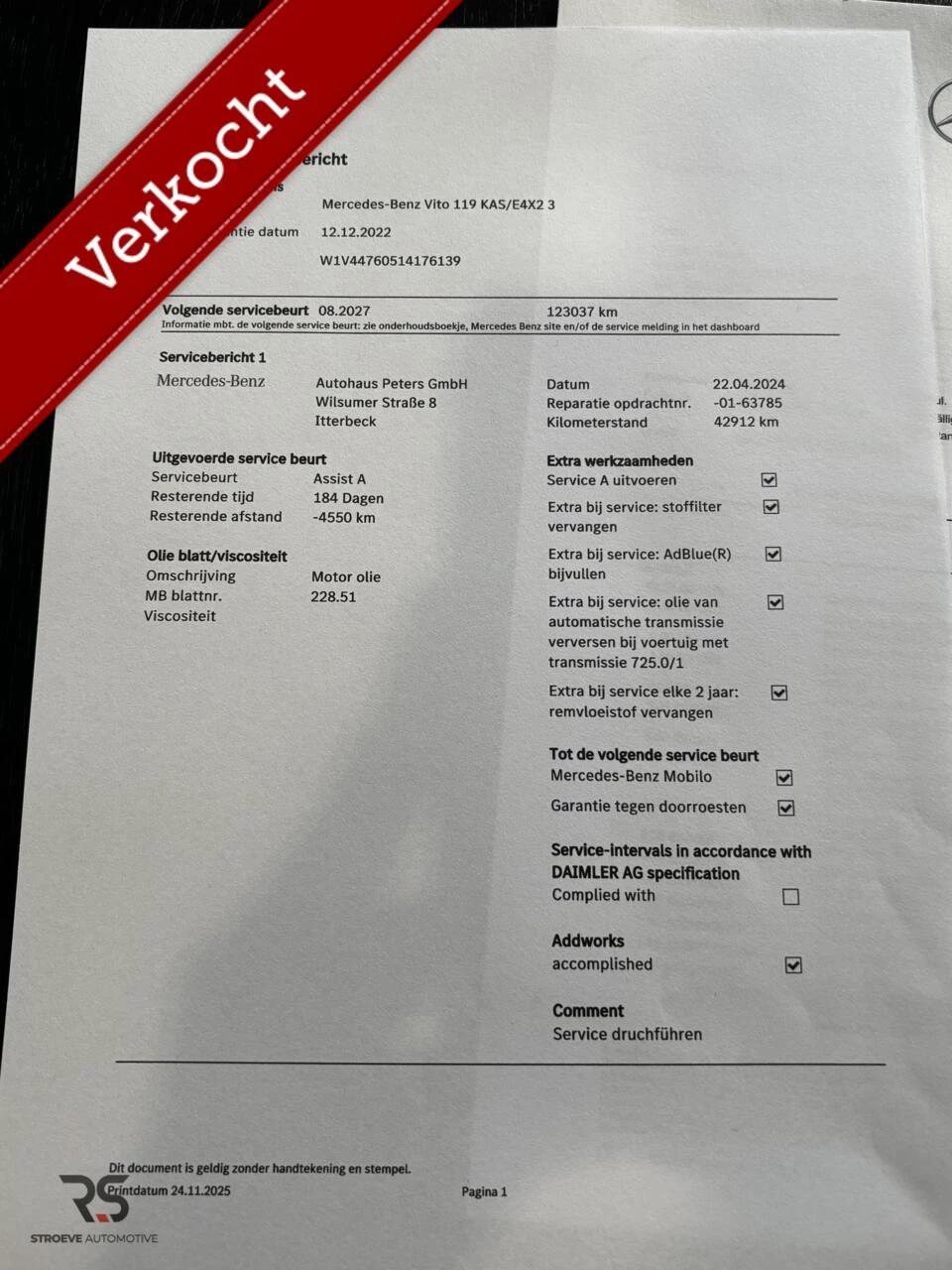 Hoofdafbeelding Mercedes-Benz Vito