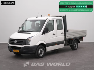 Volkswagen Crafter 109pk Open Laadbak Dubbel Cabine Trekhaak Airco Pritsche Pickup Airco Trekhaak
