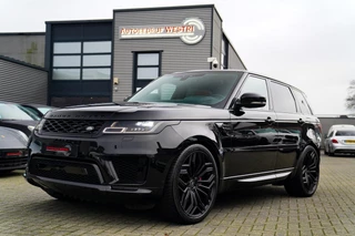 Land Rover Range Rover Sport P400e HSE Dynamic Stealth | 23 inch | Panorama | HuD | Two Tone Leder | Adaptieve Cruise | DVD Achter