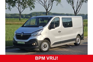 Renault Trafic 2.0 dCi 145 T29 L2H1 DC Comfort Airco Automaat Navi Sidebars Euro6 145Pk NAP 1e Eigenaar!