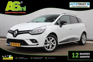 Renault Clio Estate 0.9 TCe Limited Navigatie Airco Cruise Control Bluetooth 16 inch LMV LED Donkere Ramen