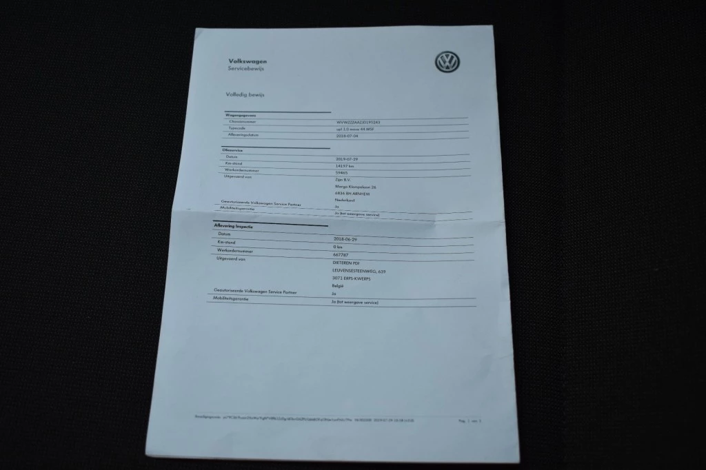 Hoofdafbeelding Volkswagen up!