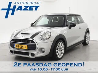 Mini Mini 2.0 Cooper S 192 PK WHITE SILVER + BRUIN LEDER | CHILI | STOELVERW. | BREEDBEELD NAVIGATIE