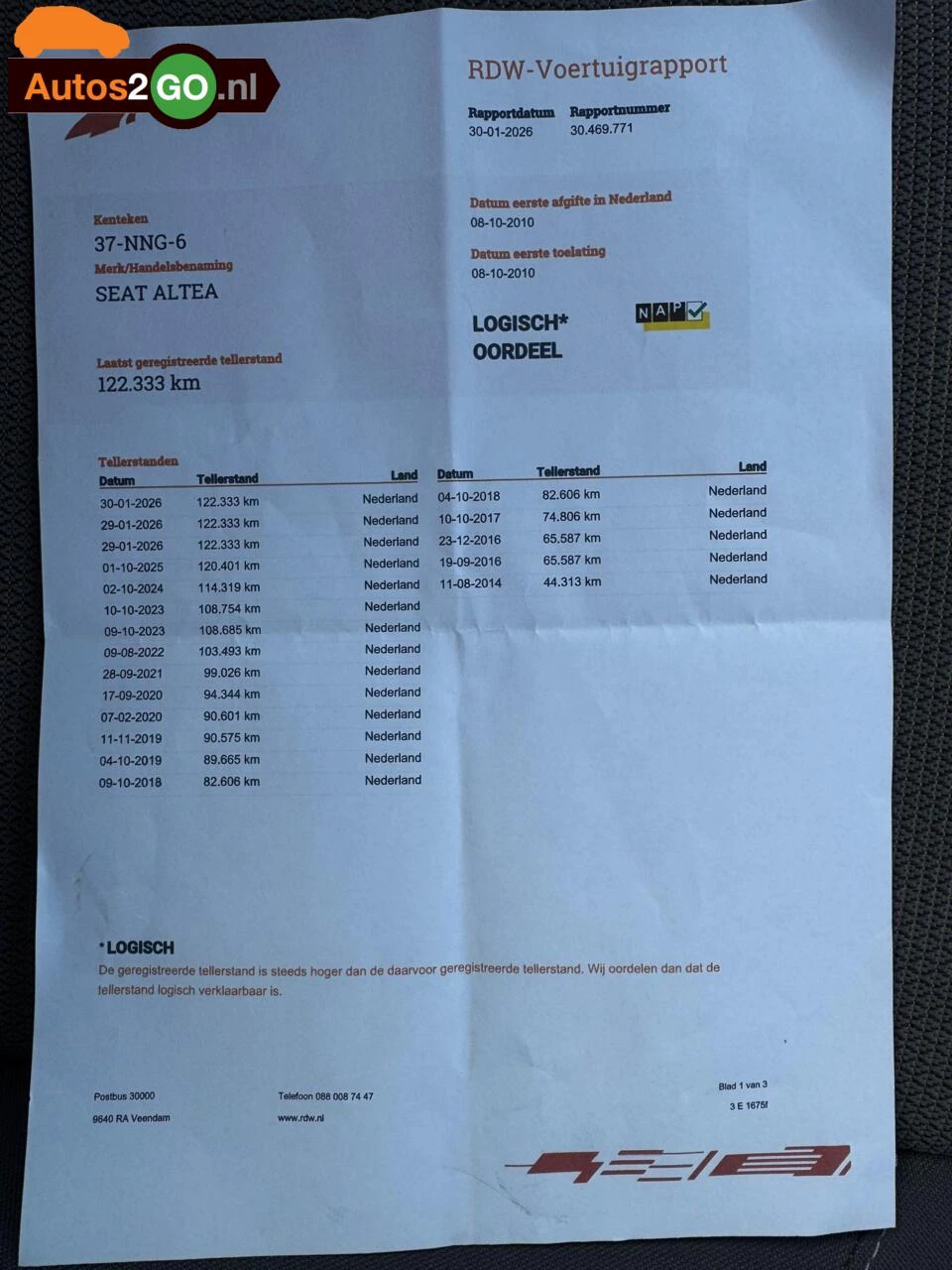 Hoofdafbeelding SEAT Altea