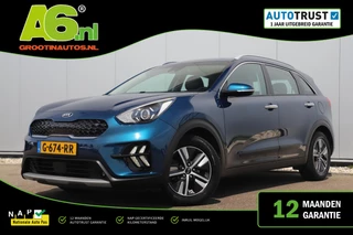 Kia Niro 1.6 GDi Hybrid DynamicLine Automaat Half Leder Navigatie Camera Adaptive Cruise Lane Assist Clima Carplay Android