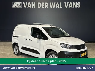 Peugeot Partner 1.5 BlueHDI 102pk L1H1 Inrichting Euro6 *Rijklaar Direct Rijden* Airco | Navigatie | Apple Carplay | Cruisecontrol Android Auto, Parkeersensoren, Trekhaak, Dakdragers