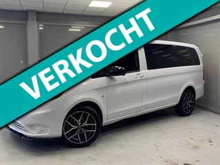 Mercedes-Benz Vito Black & White Lang Edition 140 pk| 19' BI-Color velgen | Bumpers in kleur | Trekhaak | Betimmering |