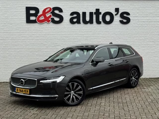 Hoofdafbeelding Volvo V90 Volvo V90 2.0 T6 PHEV AWD SOH85% Automaat Adaptive cruise Climate Stuur-stoelverwarming Leer Apple / Android Dodehoekdetectie