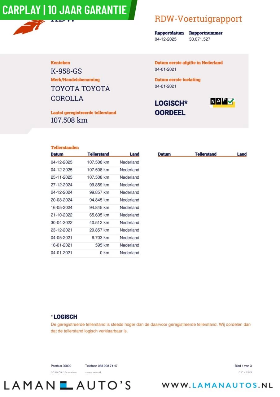 Hoofdafbeelding Toyota Corolla Touring Sports