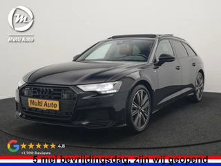 Audi A6 Avant 50 TFSI e Quattro S Line PHEV 300pk Dealer O.H. | Panodak | Adaptive Cruise | Head Up | Camera | Bang & Olufsen | Lederen Comfortzetels Memory & Ventilatie | Sfeerverlichting | Blis | Stoelen & Stuur Verwarmd | Apple Carplay | DAB | Plug In Hybrid |