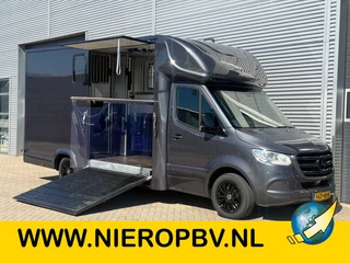 Mercedes-Benz Sprinter 314CDI Paardenwagen Horsetruck TVW Hengsten Uitvoering L3 Automaat Airco