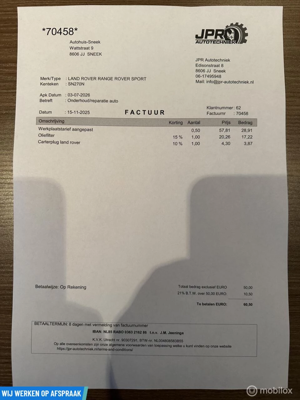 Hoofdafbeelding Land Rover Range Rover Sport