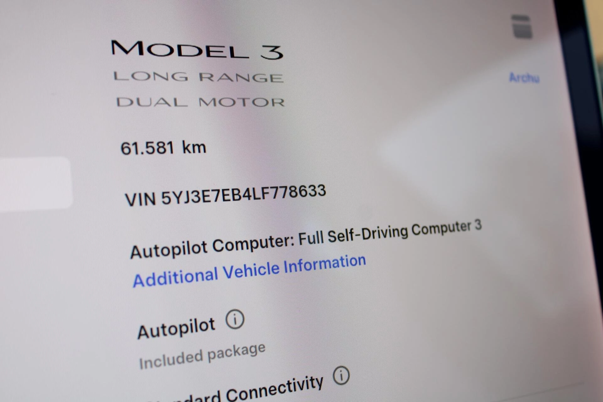 Hoofdafbeelding Tesla Model 3