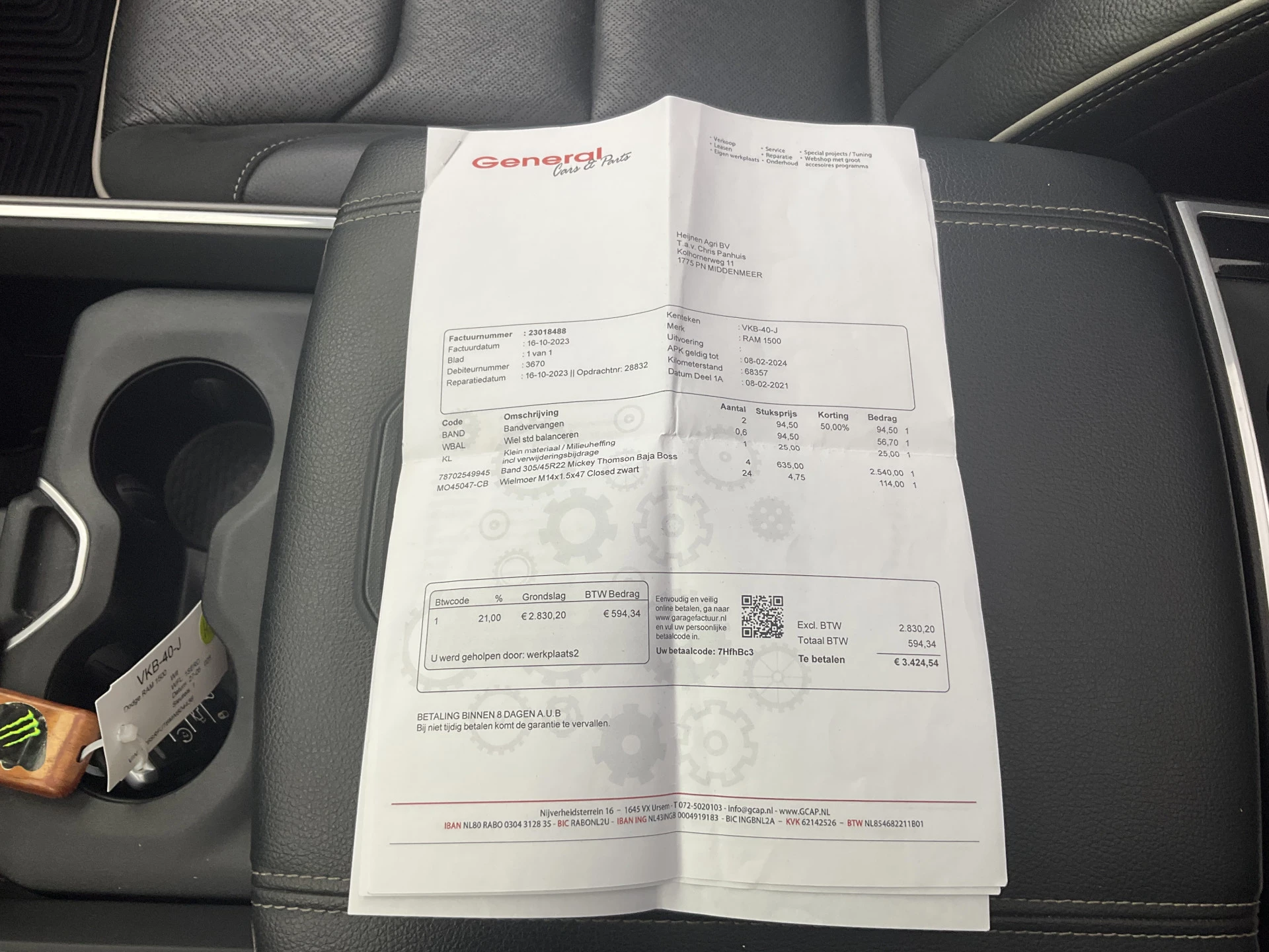Hoofdafbeelding Dodge Ram 1500