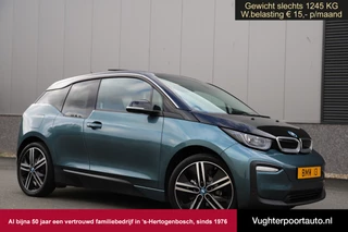 BMW i3 Blue Ridge 120Ah 42 kWh/Sunroof/2xAdaptive/H-Kardon/W-pomp/Carplay/20"
