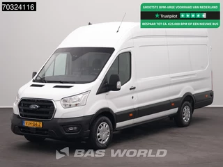 Ford Transit 170pk Automaat L4H3 Airco Cruise Camera Parkeersensoren v+a Euro6 L4 Hoog Dak Airco Cruise control