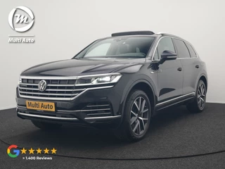 Volkswagen Touareg 3.0 TSi eHybrid 4MOTION Plug In Hybrid 381pk Dealer O.H PHEV | Trekhaak Af Fabriek | Lederen Sportstoelen Massage & Memory | Panodak | Adaptive Cruise | Stoelventilatie | Stoelen & Stuur Verwarmd | Blis | Keyless | Apple Carplay | Navigatie | DAB 
