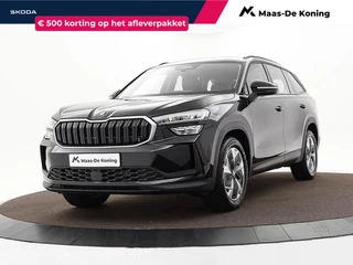 Skoda Kodiaq 1.5 TSI 150pk DSG MHEV Business Edition 7p. · Camera · Inklap. Trekhaak · Elek. Bestuurdersstoel + Geheugen · Side Assist · Stoelverwarming · ACC · Garantie t/m 03-06-2029 of 100.000km