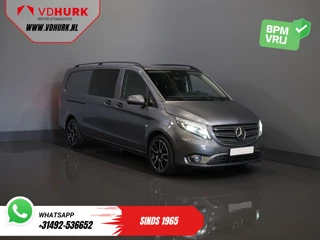 Mercedes-Benz Vito 114 CDI Aut. L3 XL DC Dubbele Cabine BPM VRIJ! LED/ Climate/ Navi/ Carplay/ Camera/ PDC/ Cruise