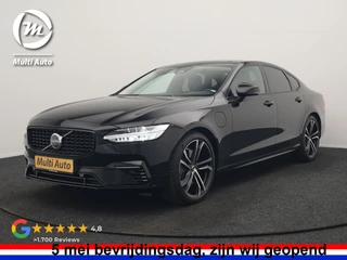 Hoofdafbeelding Volvo S90 Volvo S90 T8 AWD Ultimate Dark PHEV 455pk LONG RANGE Dealer O.H | Panodak | Adaptive Cruise | 360 Camera | Lederen Sportstoelen Memory | Pilot Assist | Stuurverwarming |  20"L.M | BLIS | Google Maps |