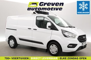 Ford Transit Custom 2.0 TDCI L1H1 | Koel/vrieswagen -5° | Airco | Cruise | 3 Zits | Trekhaak | Parkeersens. | Koelauto