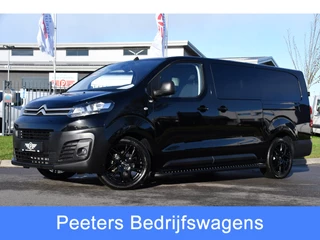 Hoofdafbeelding Citroën Jumpy Citroën Jumpy 2.0 145 L3 DC Black Edition DEMO, 360 Camera, Cruise, Carplay, 2 x Schuifdeur, Clima, Keyless, NAVI, Automaat, Uniek!